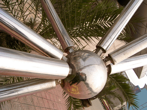 天门不锈钢螺栓球网架