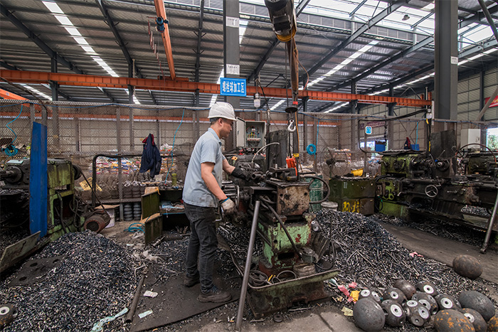 天门网架配件-螺栓球加工车间